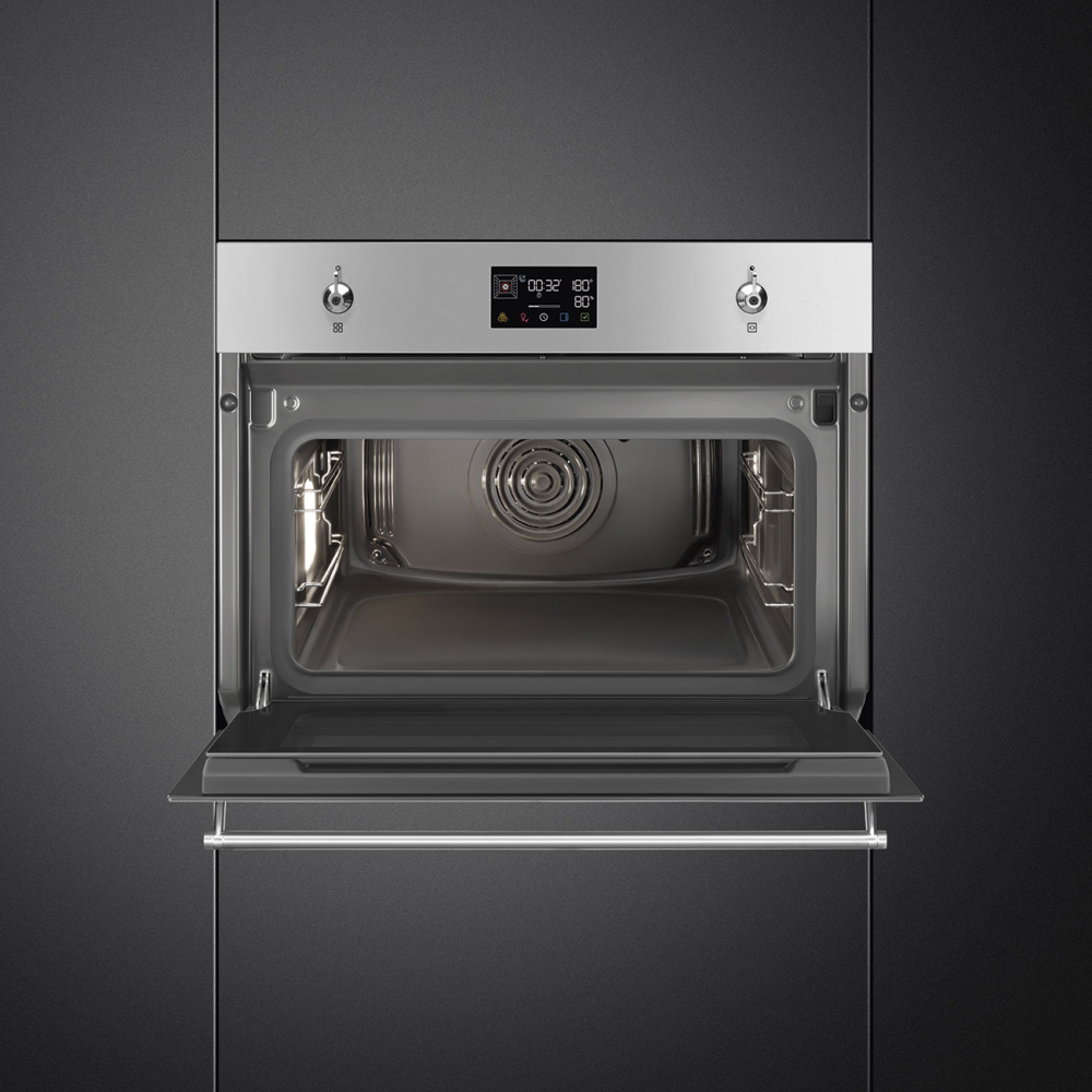 Духовой шкаф SMEG SO4302S3X Classica с паром