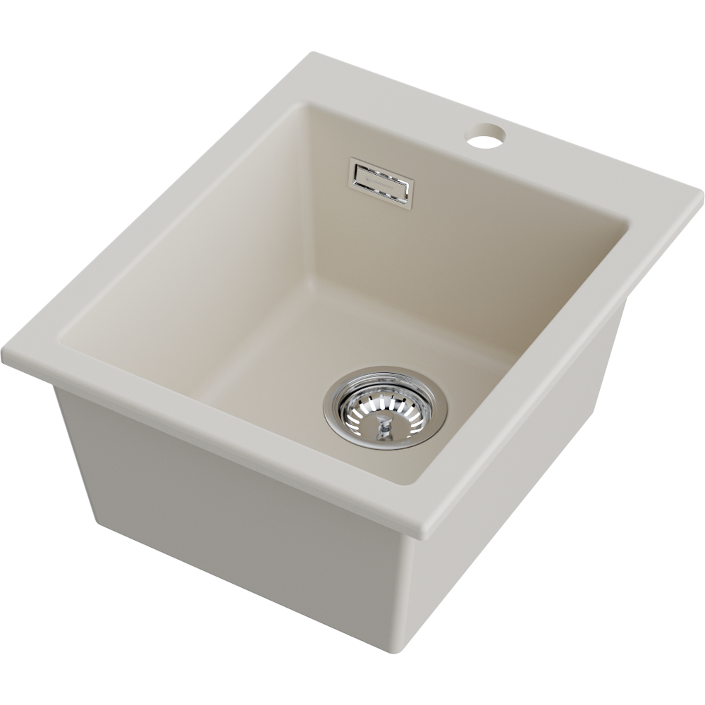 Кухонная мойка Omoikiri Omishima 41-CR Matt Natceramic/cream матовый