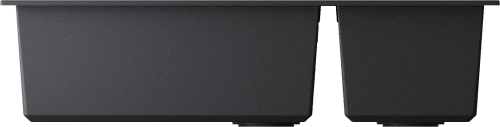 Кухонная мойка Omoikiri Tedori 86-2-LB-BL Tetogranit/черный