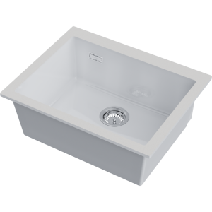 Кухонная мойка Omoikiri Omishima 60-U-WH Glossy Natceramic/белый глянцевый