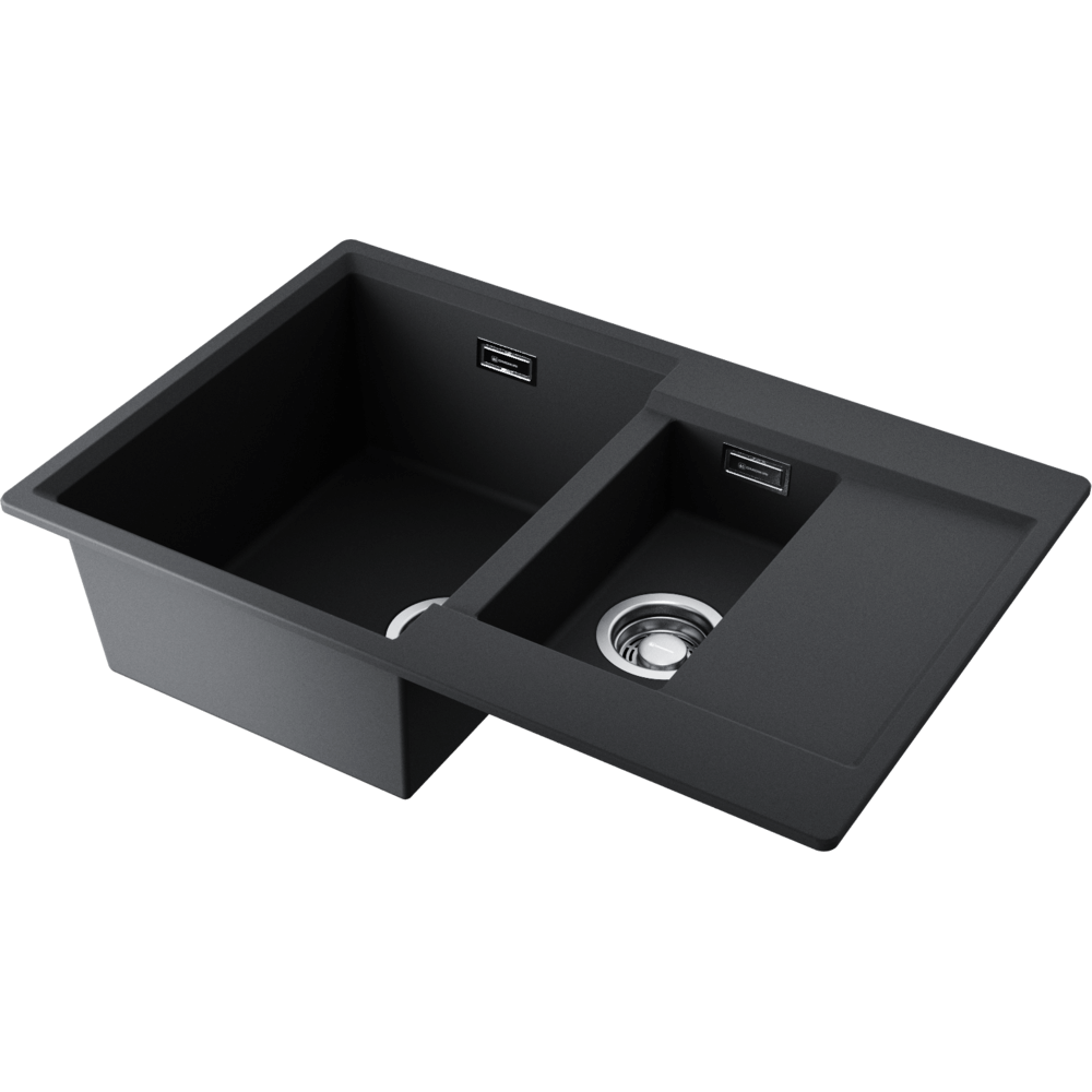 Кухонная мойка Omoikiri Daisen 78-2-BL Artgranit/черный