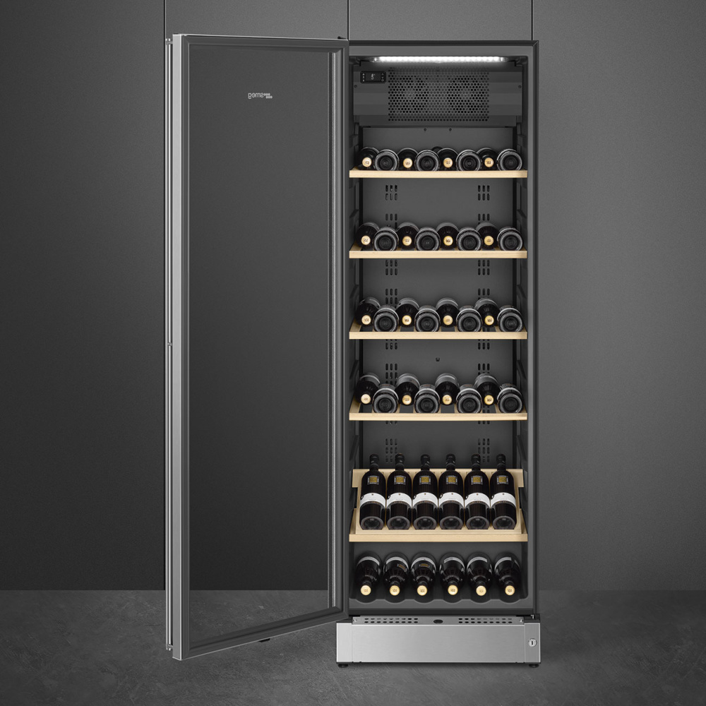 Отдельностоящий винный шкаф SMEG SCV115GS