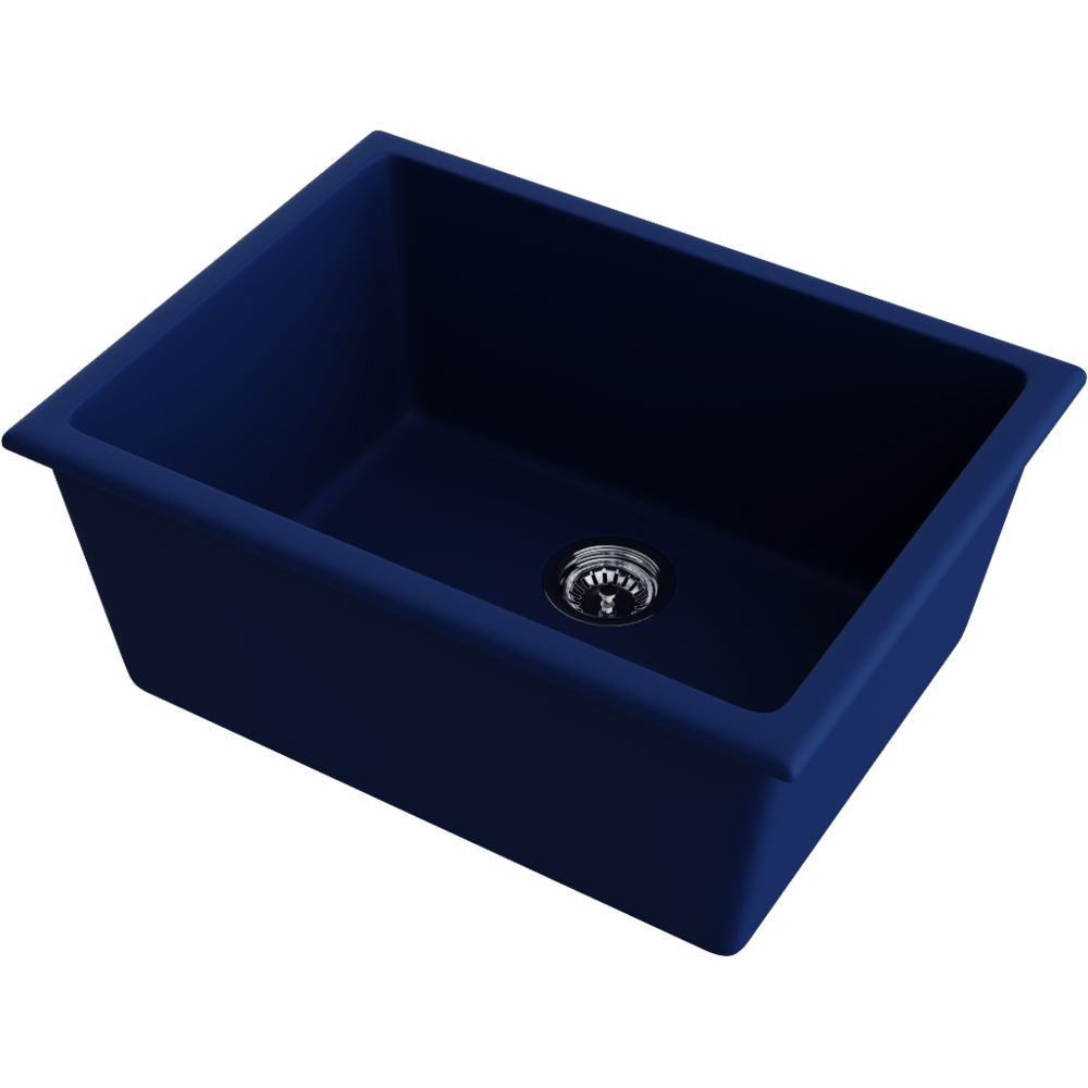 Кухонная мойка Omoikiri Okinoshima 61-U/I-IB Matt Natceramic/indigo blue
